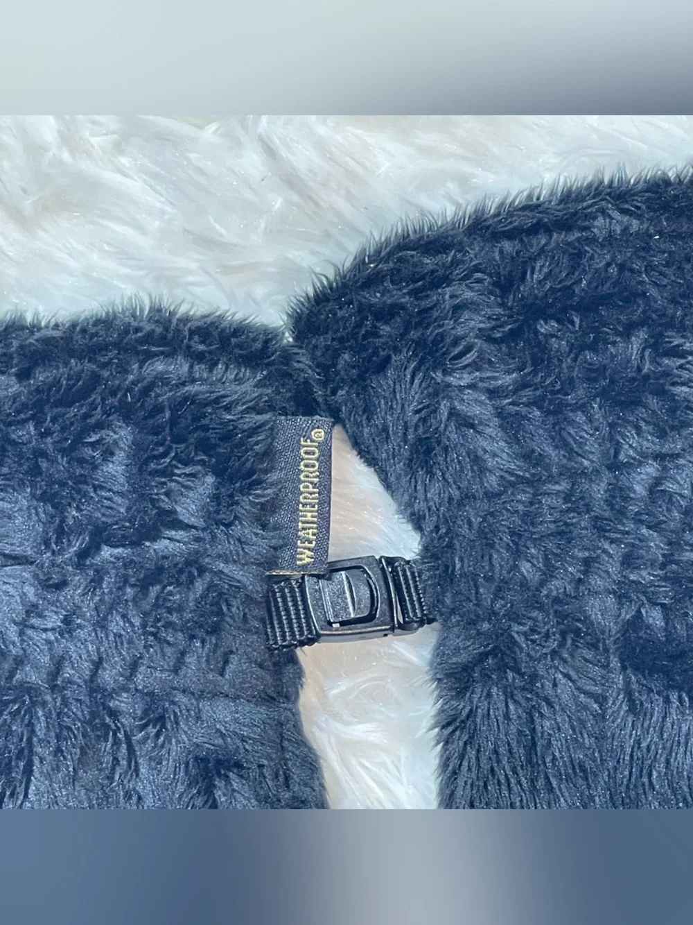 Weatherproof Women’s Black Faux Fur Gloves Size L excellent condition